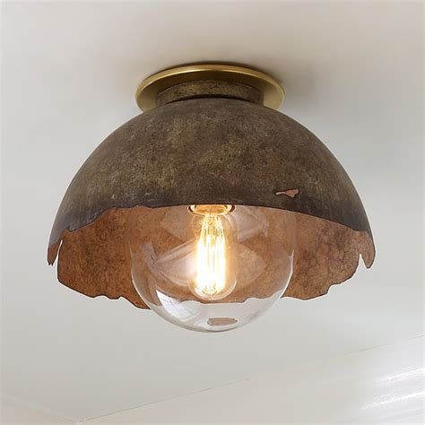 Young House Love Rough Edge Metal Ceiling Light